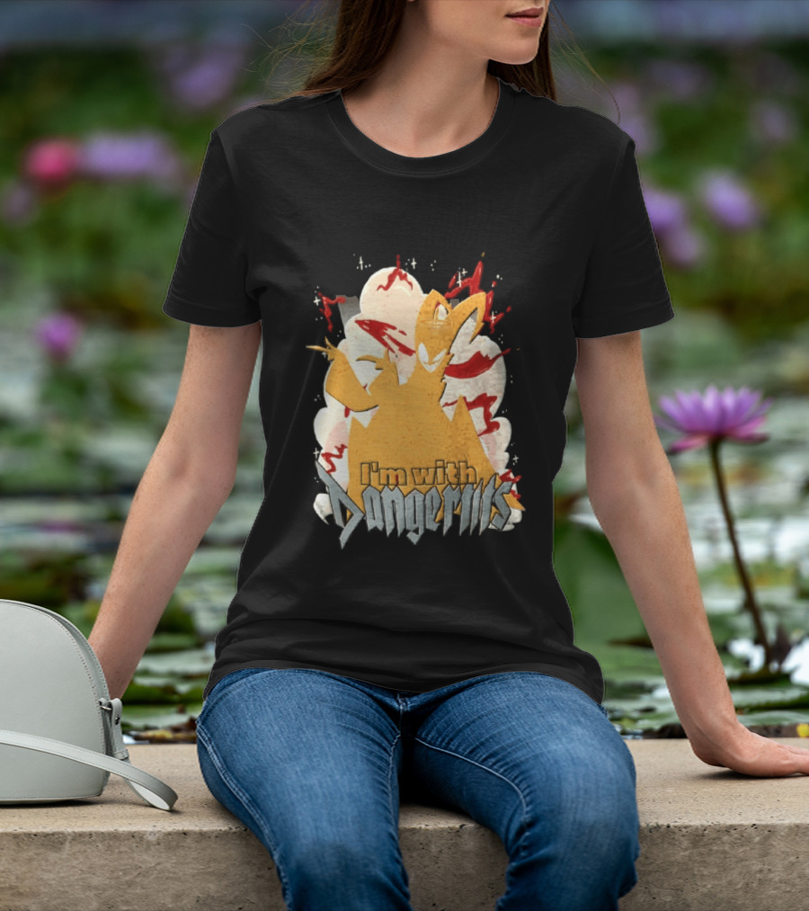 Adam Exorcist Hazbin Hotel I'm With Dangerous T-Shirt