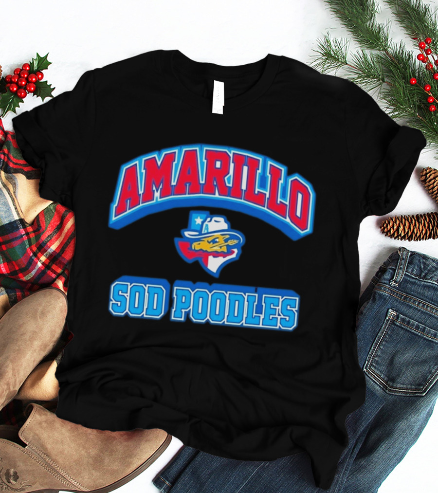 Amarillo Sod Poodles Texas Baseball Team T-Shirt