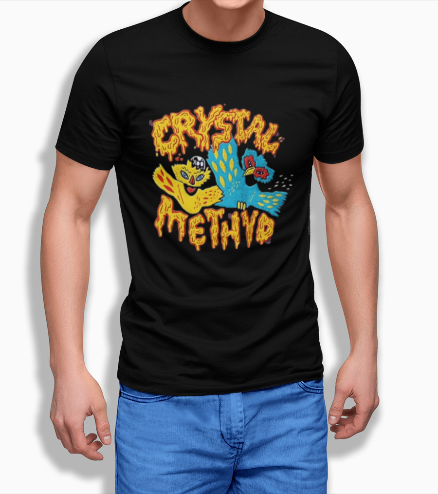 Crystal Methyd RuPaul Drag Race Bird Characters T-Shirt