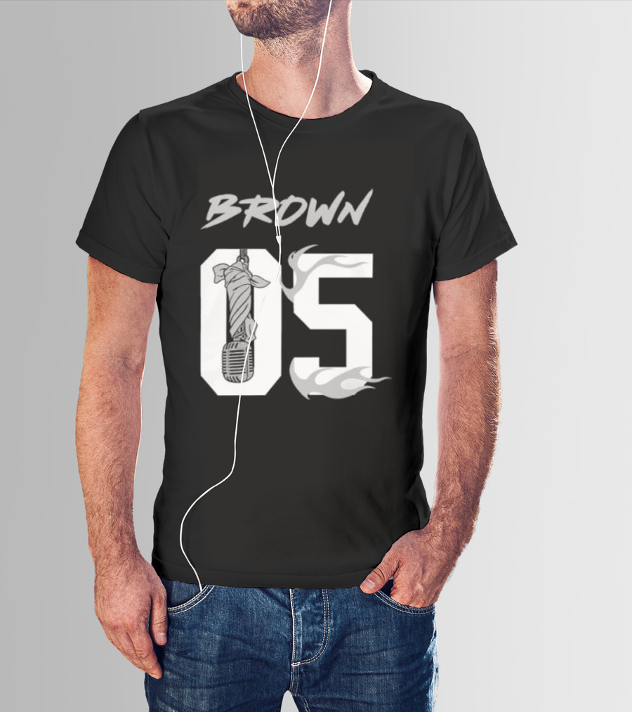 Las Vegas Raiders Chris Brown 2026 The R&R Tour 05 Flame T-Shirt
