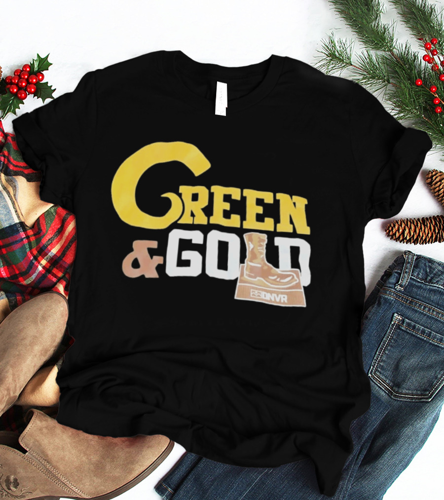 Green Gold Denver Boot Distressed DNVR T-Shirt