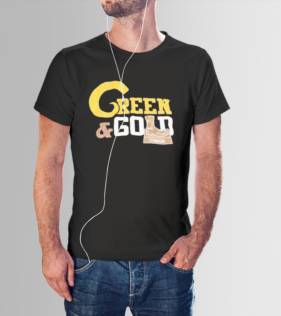 Green Gold Denver Boot Distressed DNVR T-Shirt