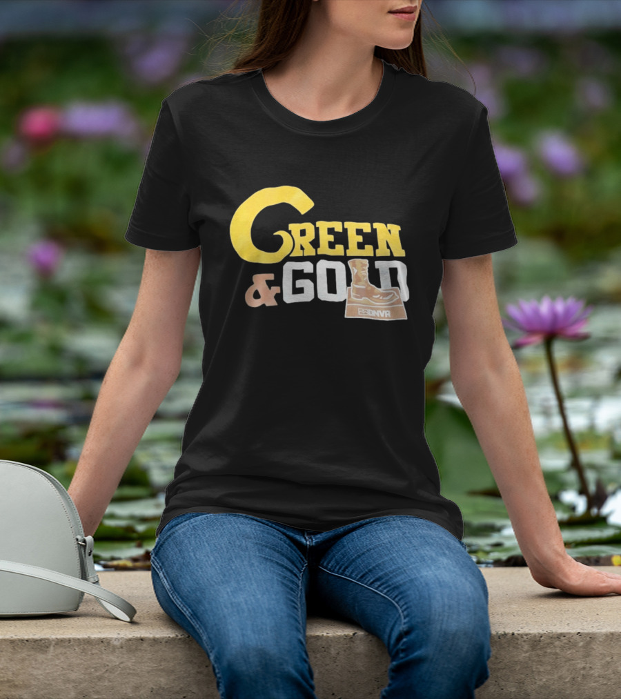 Green Gold Denver Boot Distressed DNVR T-Shirt