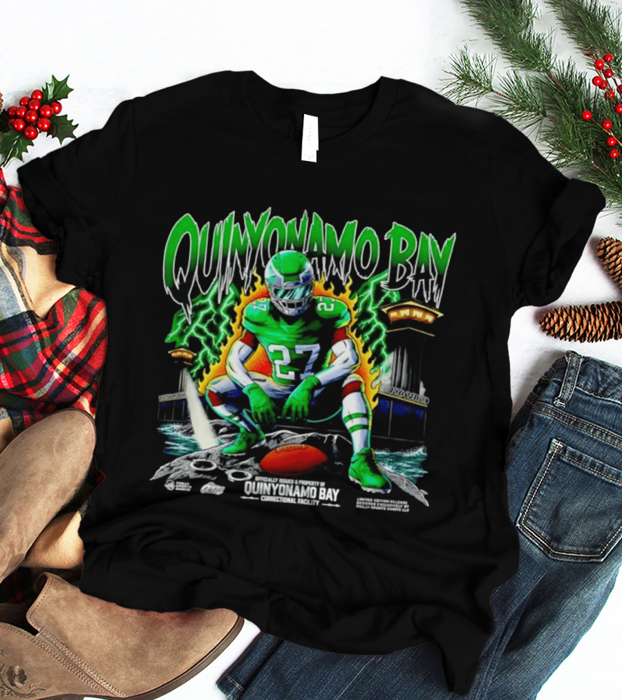Quinyon Mitchell Quinyonamo Bay Philadelphia Eagles 27 Football T-Shirt