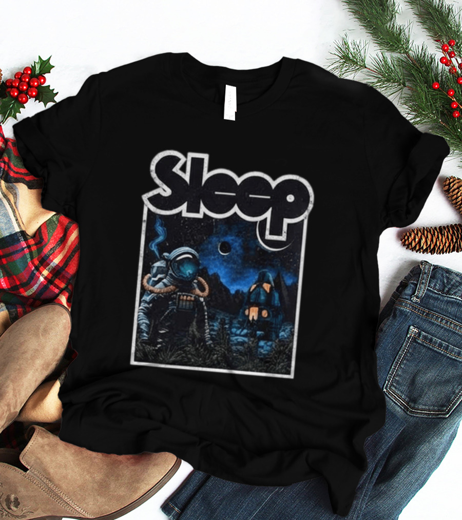 Sleep Hemispheres 2026 North America Tour Astronaut Night Scene T-Shirt