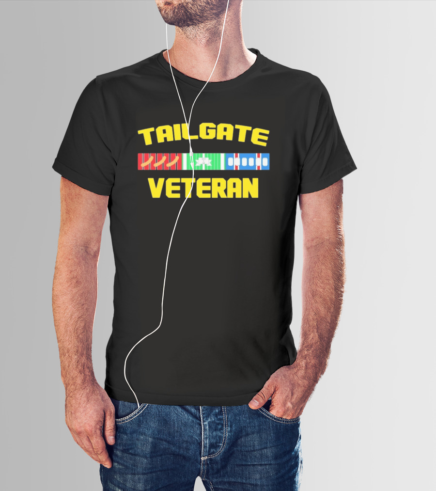 Tailgate Veteran Grilling Football Fanatic T-Shirt