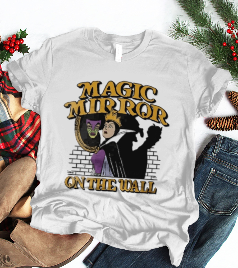 Magic Mirror On The Wall Evil Queen Old Hag Shadow T-Shirt
