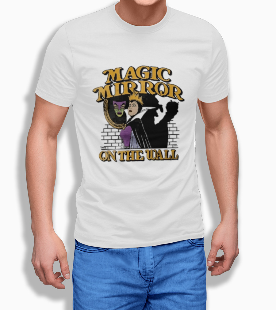 Magic Mirror On The Wall Evil Queen Old Hag Shadow T-Shirt