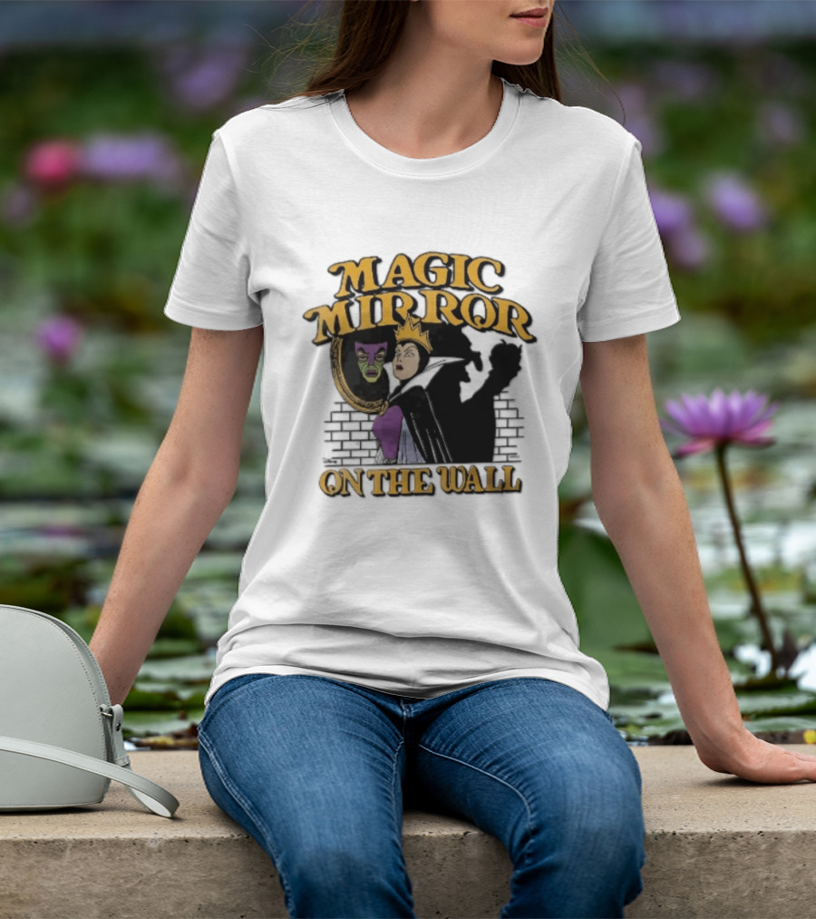 Magic Mirror On The Wall Evil Queen Old Hag Shadow T-Shirt