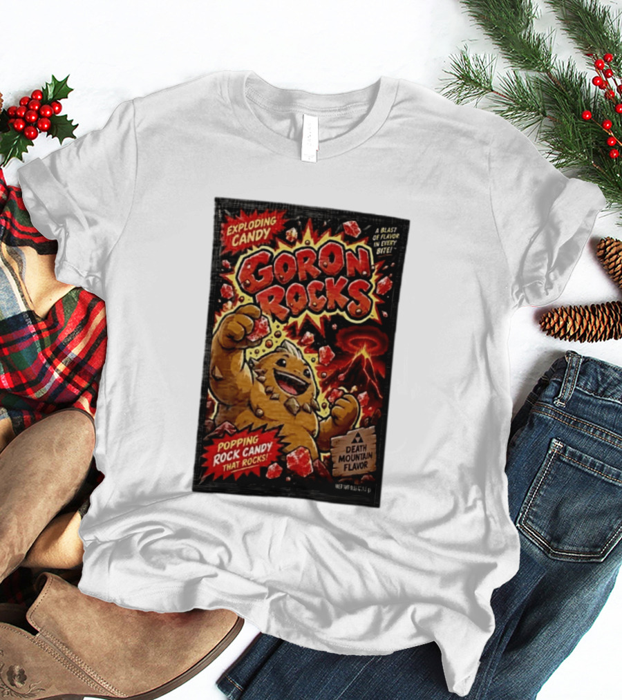 Exploding Candy Goron Rocks Death Mountain Flavor Popping Rock Candy That Rocks T-Shirt