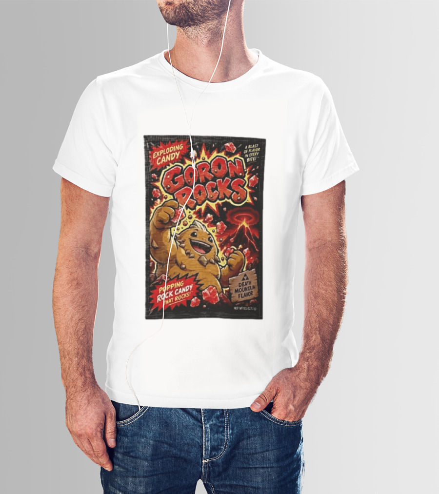 Exploding Candy Goron Rocks Death Mountain Flavor Popping Rock Candy That Rocks T-Shirt