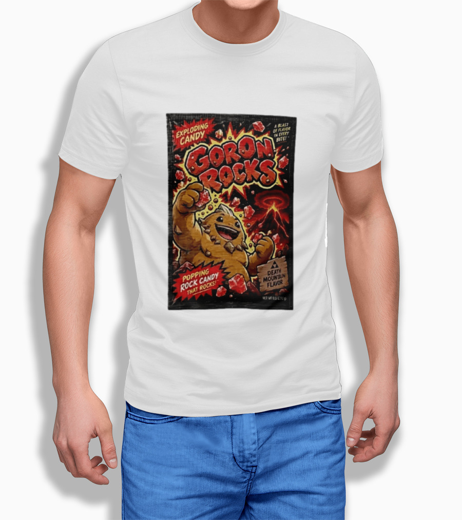 Exploding Candy Goron Rocks Death Mountain Flavor Popping Rock Candy That Rocks T-Shirt
