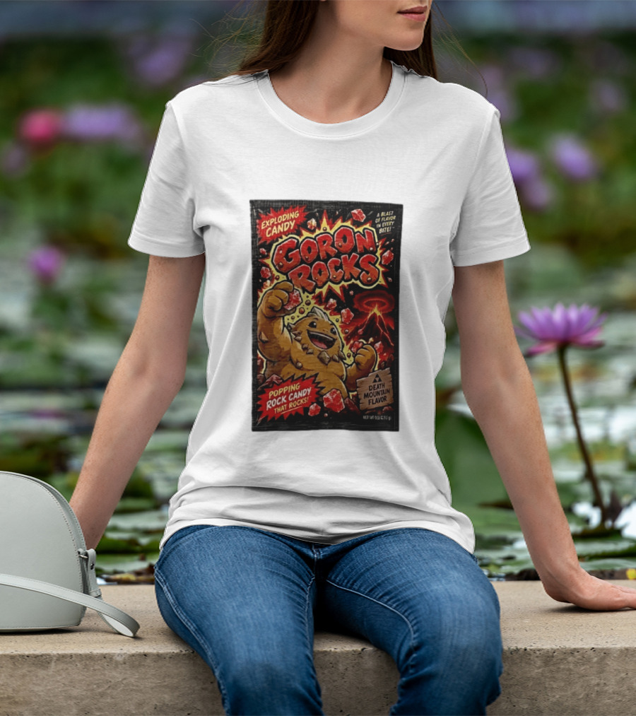 Exploding Candy Goron Rocks Death Mountain Flavor Popping Rock Candy That Rocks T-Shirt