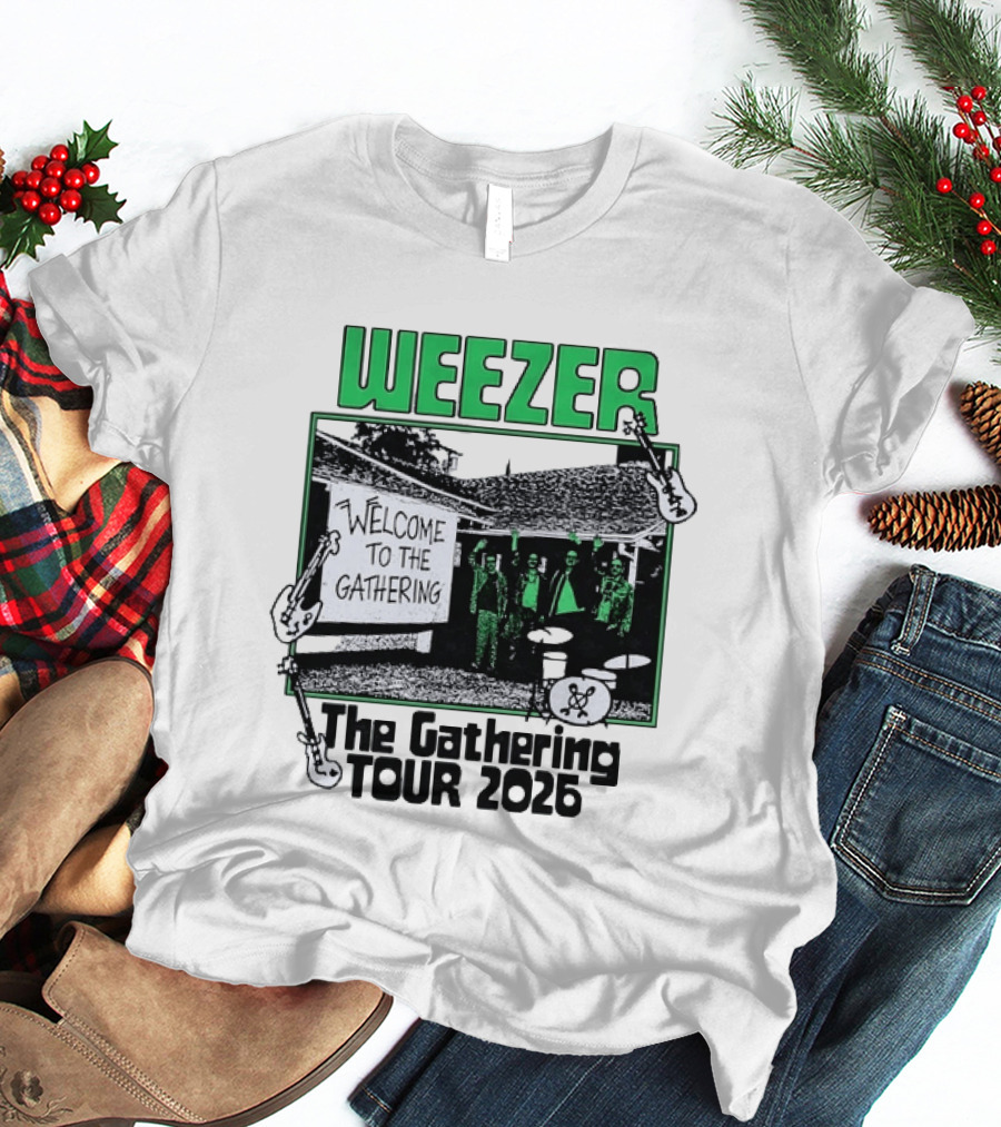 Weezer Welcome To The Gathering Tour 2026 T-Shirt
