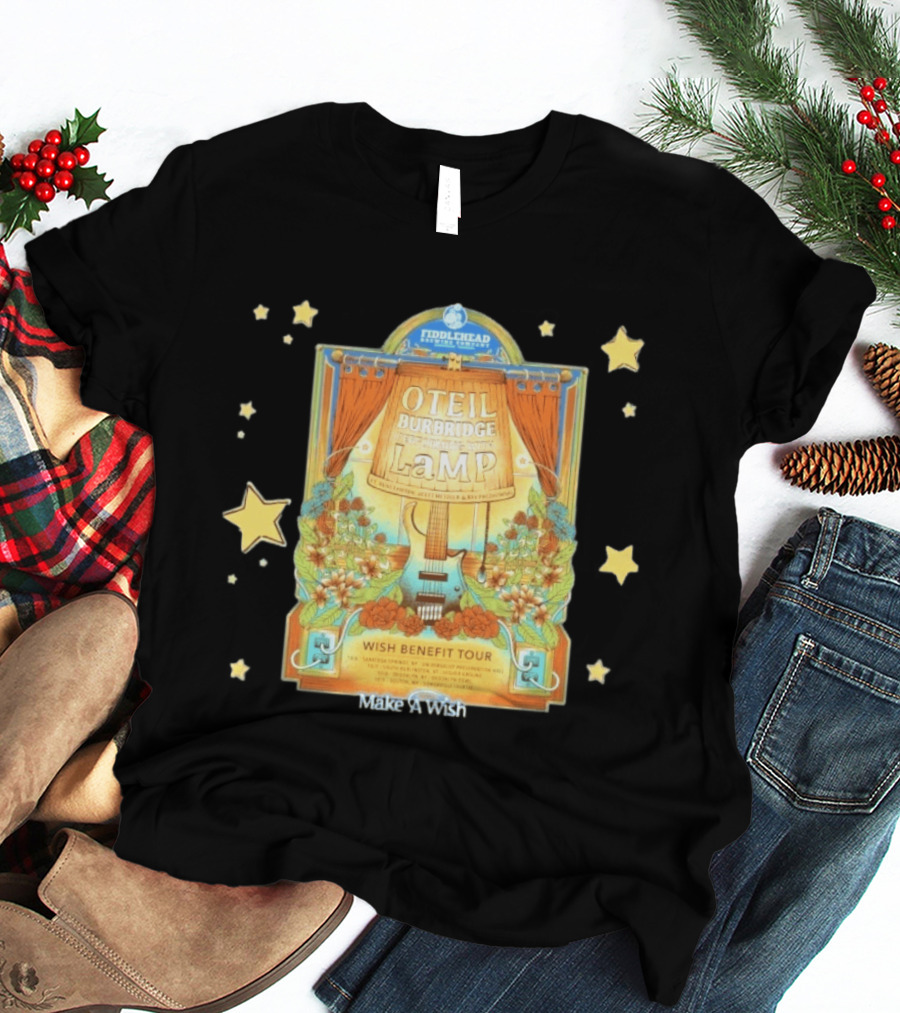 Oteil Burbridge LaMP Wish Benefit Tour Make A Wish Foundation Fiddlehead Brewing Company T-Shirt