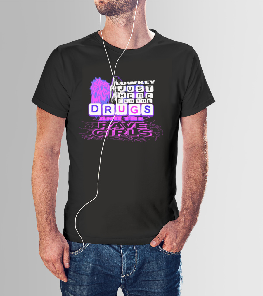 Lowkey Firehouse 666 Drugs Anti Life Rave Girls T-Shirt