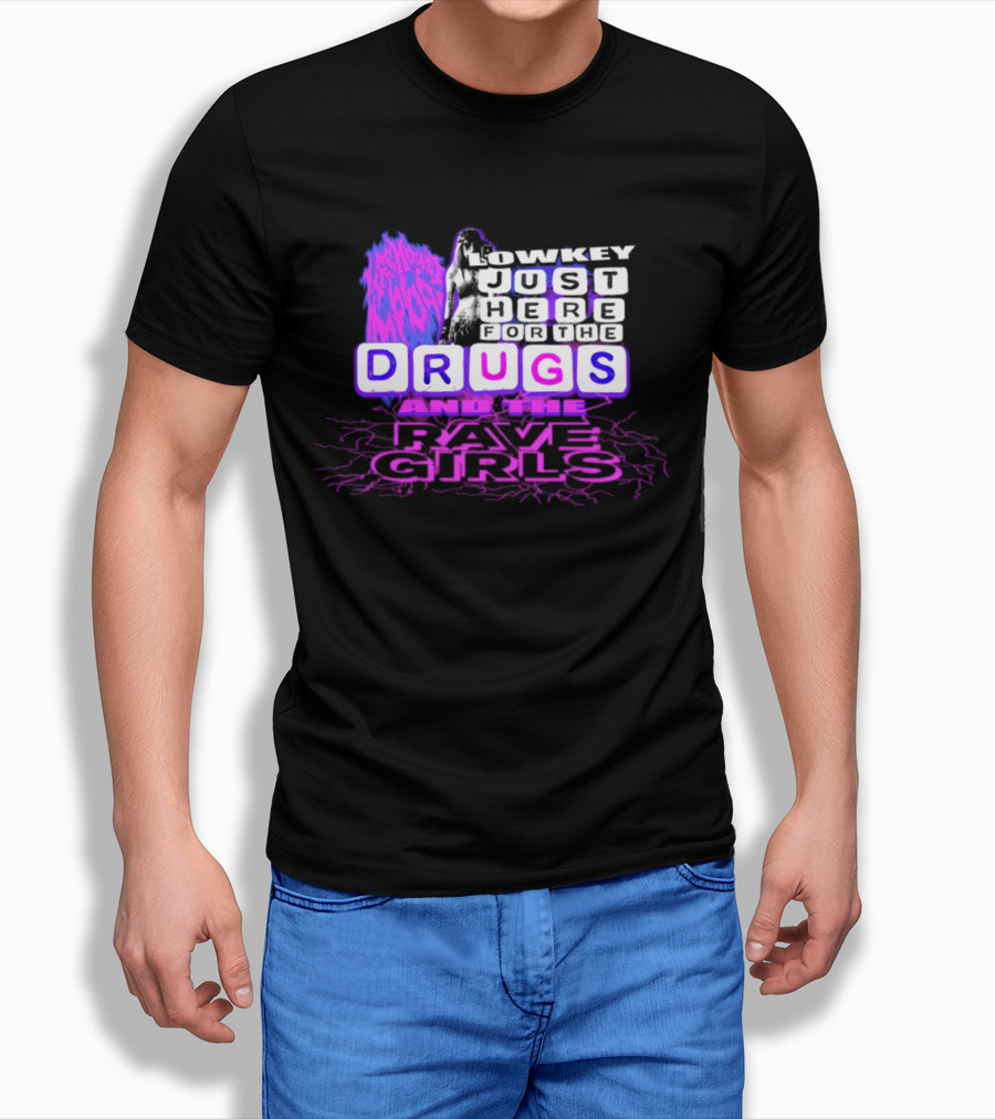 Lowkey Firehouse 666 Drugs Anti Life Rave Girls T-Shirt