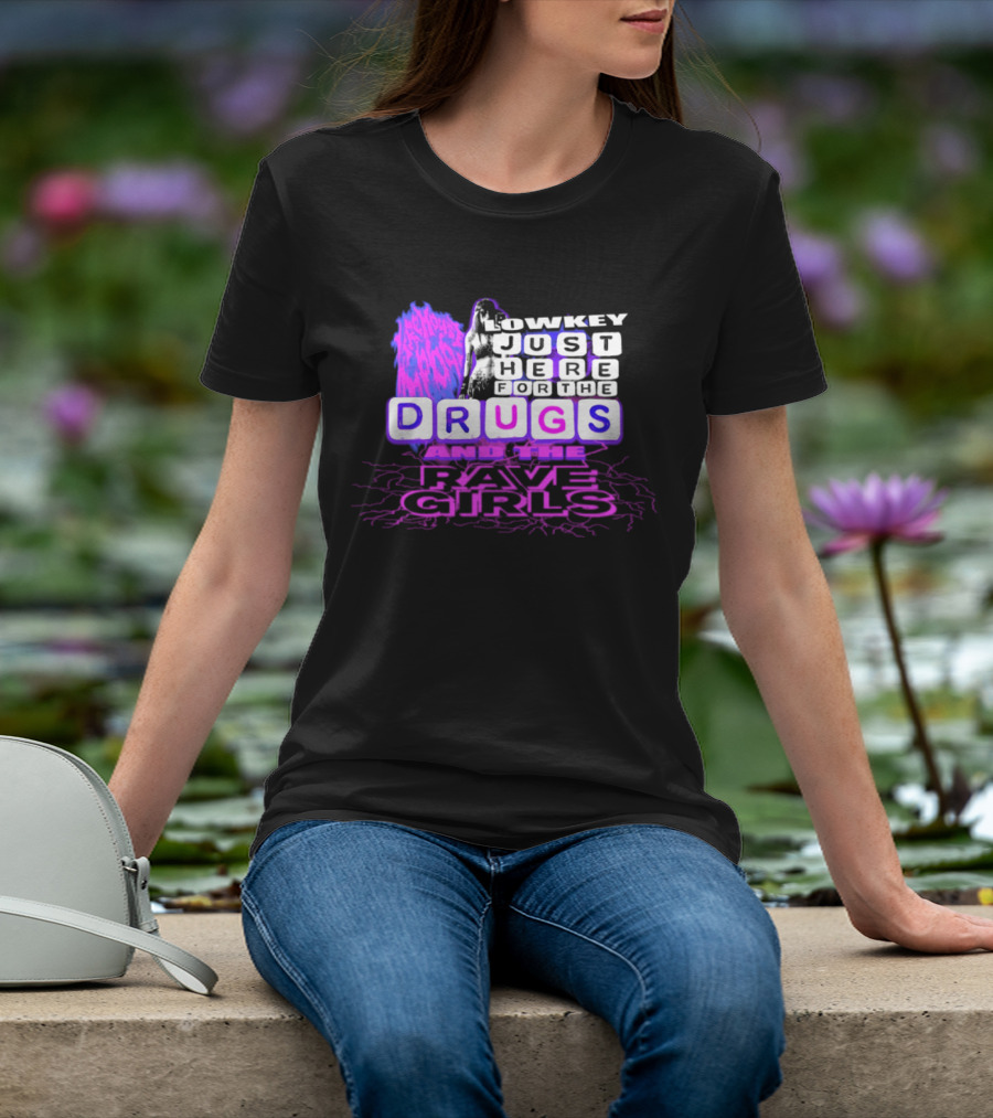 Lowkey Firehouse 666 Drugs Anti Life Rave Girls T-Shirt