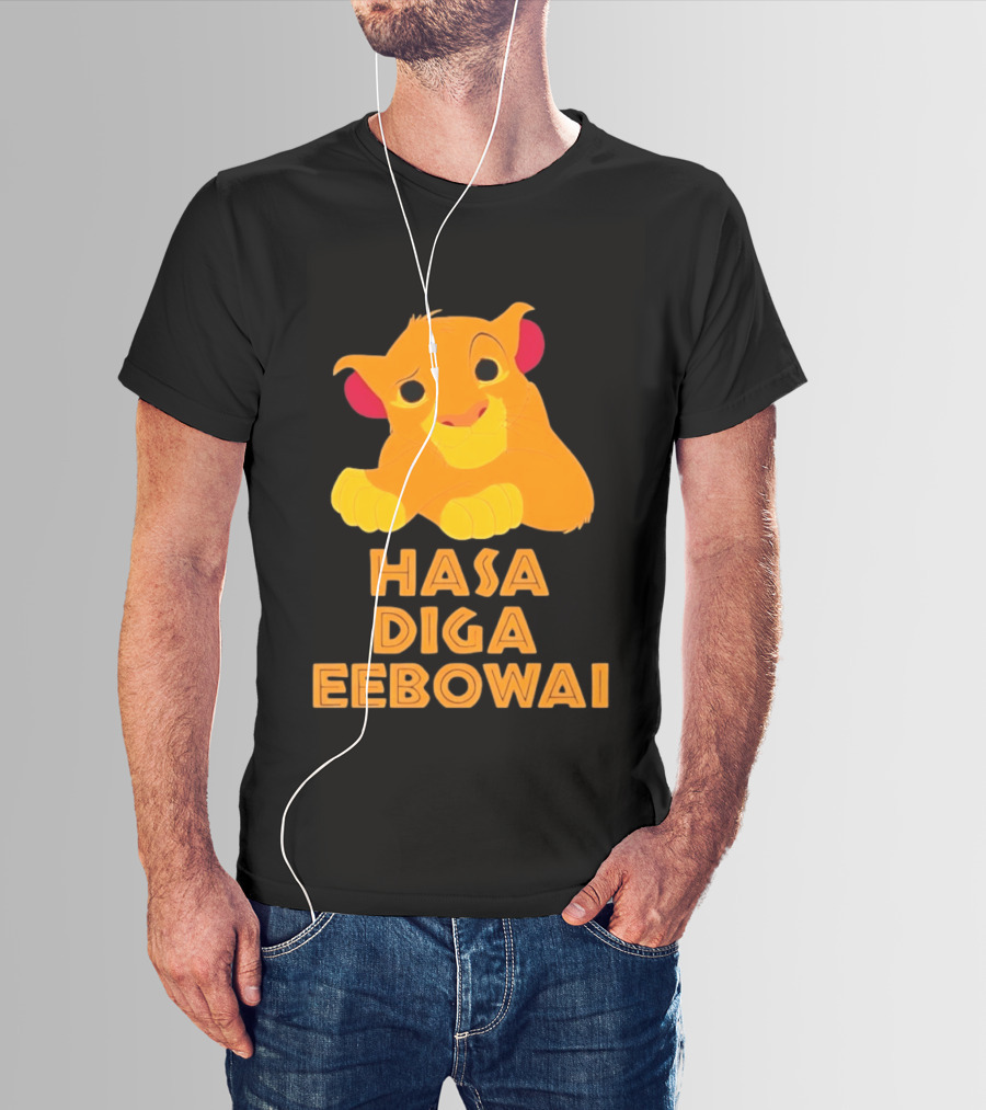 Simba Hasa Diga Eebowai Lion King Book Of Mormon T-Shirt