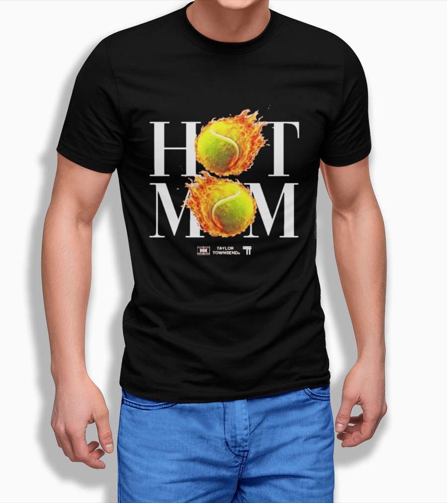 Taylor Townsend Hot Mom Tennis WTA Fiery Tennis Balls T-Shirt