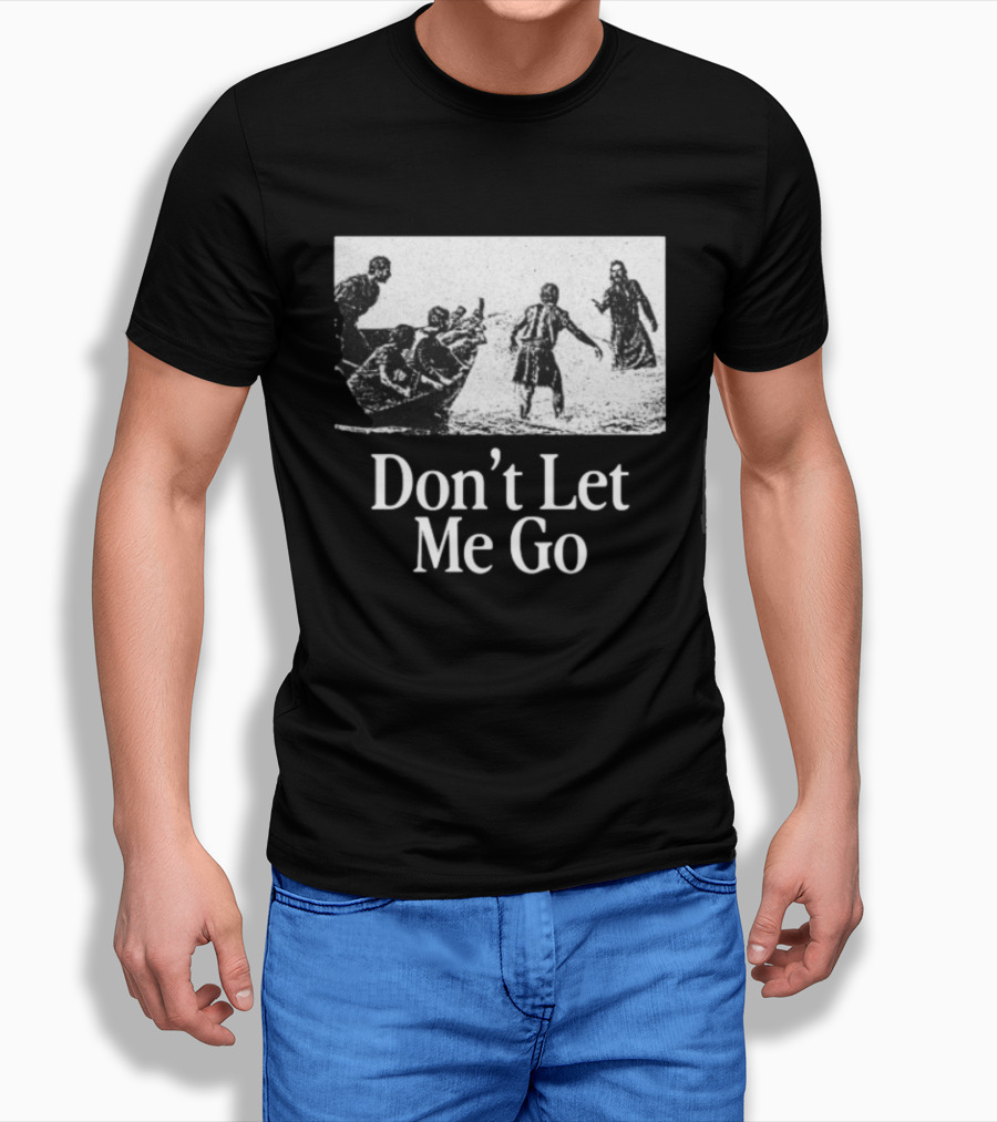 The Chosen Gifts Store Don't Let Me Go Crewneck Biblical Sea Scene T-Shirt