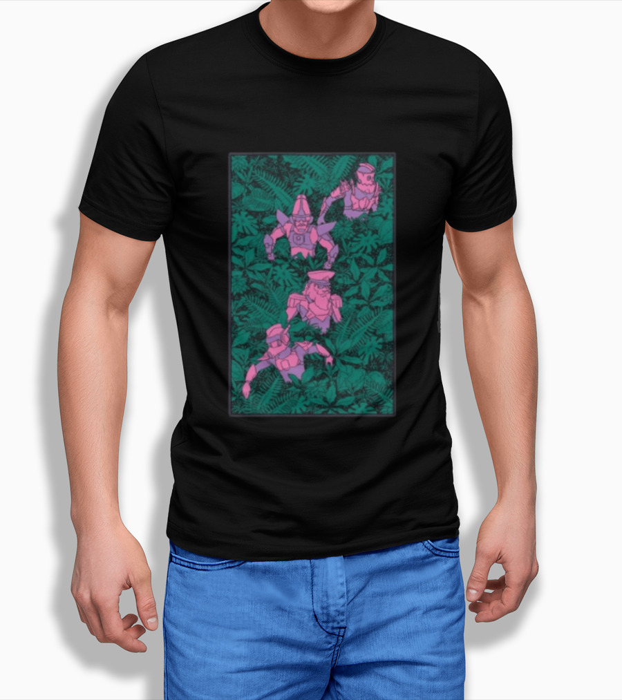 Twrp Store Rainforest Zip Up Robot Jungle Adventure T-Shirt