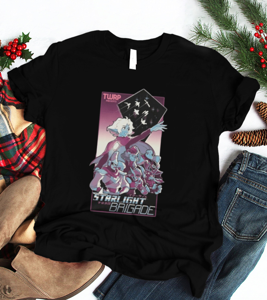 TWRP Presents Starlight Brigade Anime Style Longsleeve T-Shirt