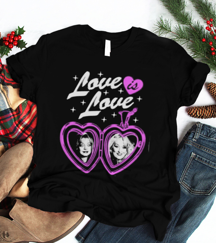 Love Is Love Madeline Helen Death Becomes Her Heart Portraits T-Shirt
