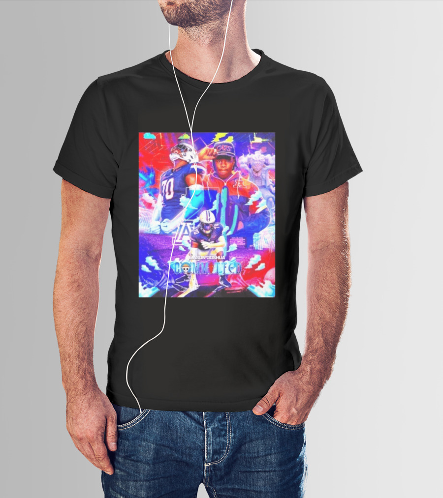 Mason Joshua Committed To Arizona Wildcats Football 2023 Featuring Wildcats Logo And Football Player T-Shirt