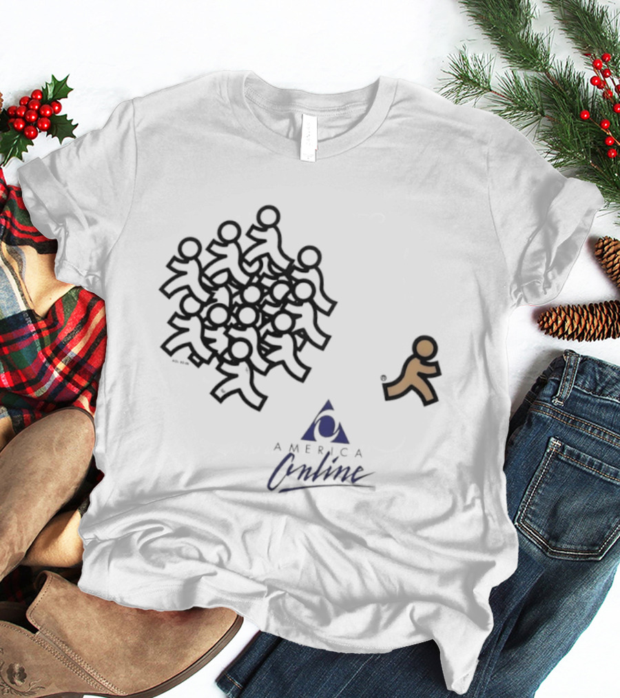 America Online AOL 92 00 90s Internet T-Shirt