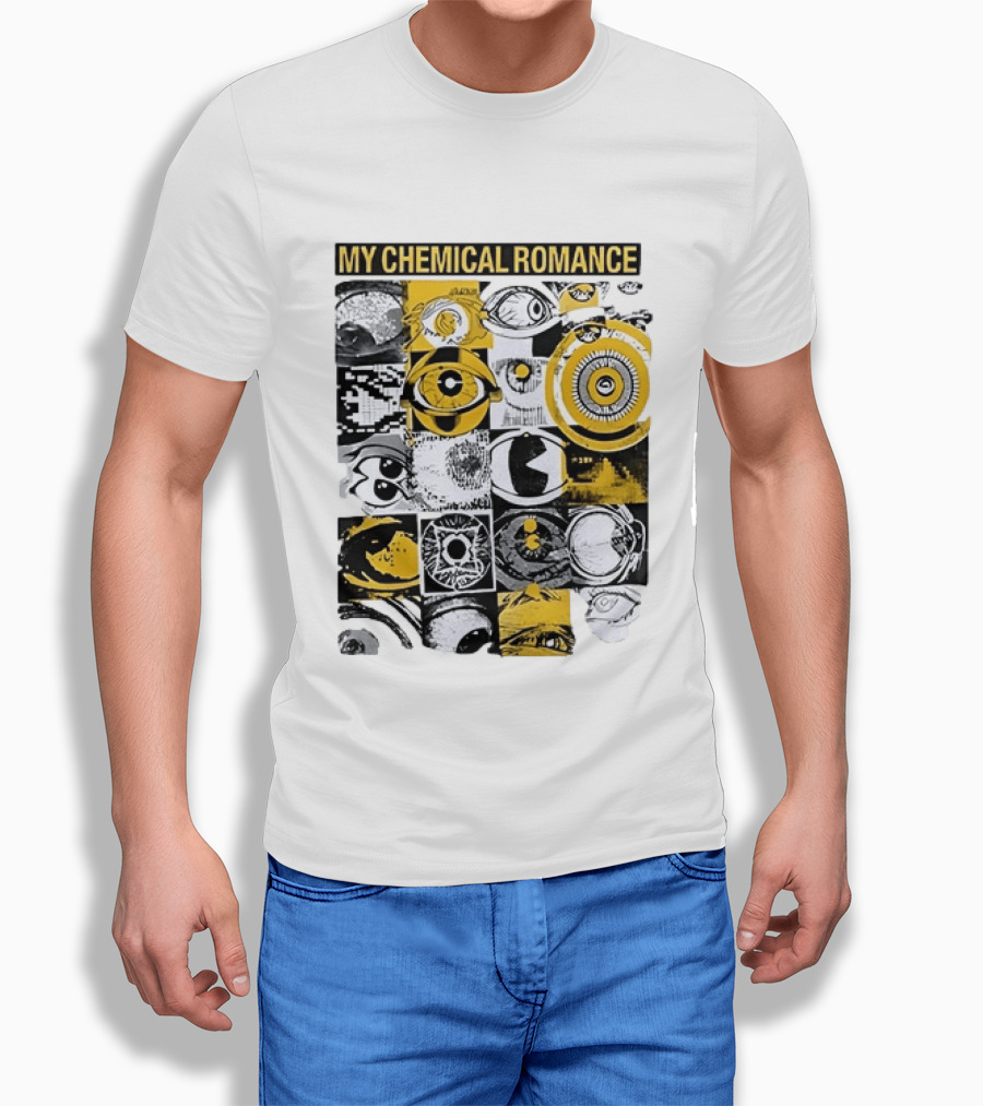 My Chemical Romance San Diego The Black Parade 2026 Petco Park Eye Collage T-Shirt