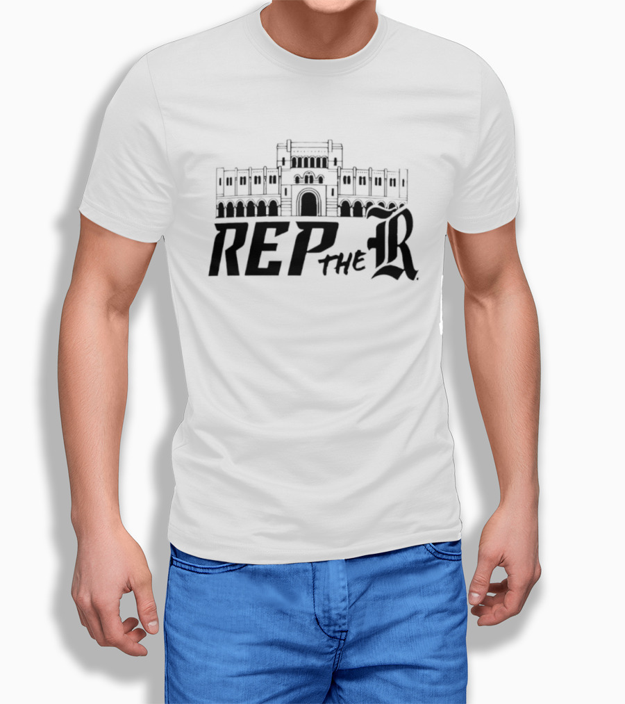 Rep The R Rice University Owls Stadium Campus College Sports T-Shirt