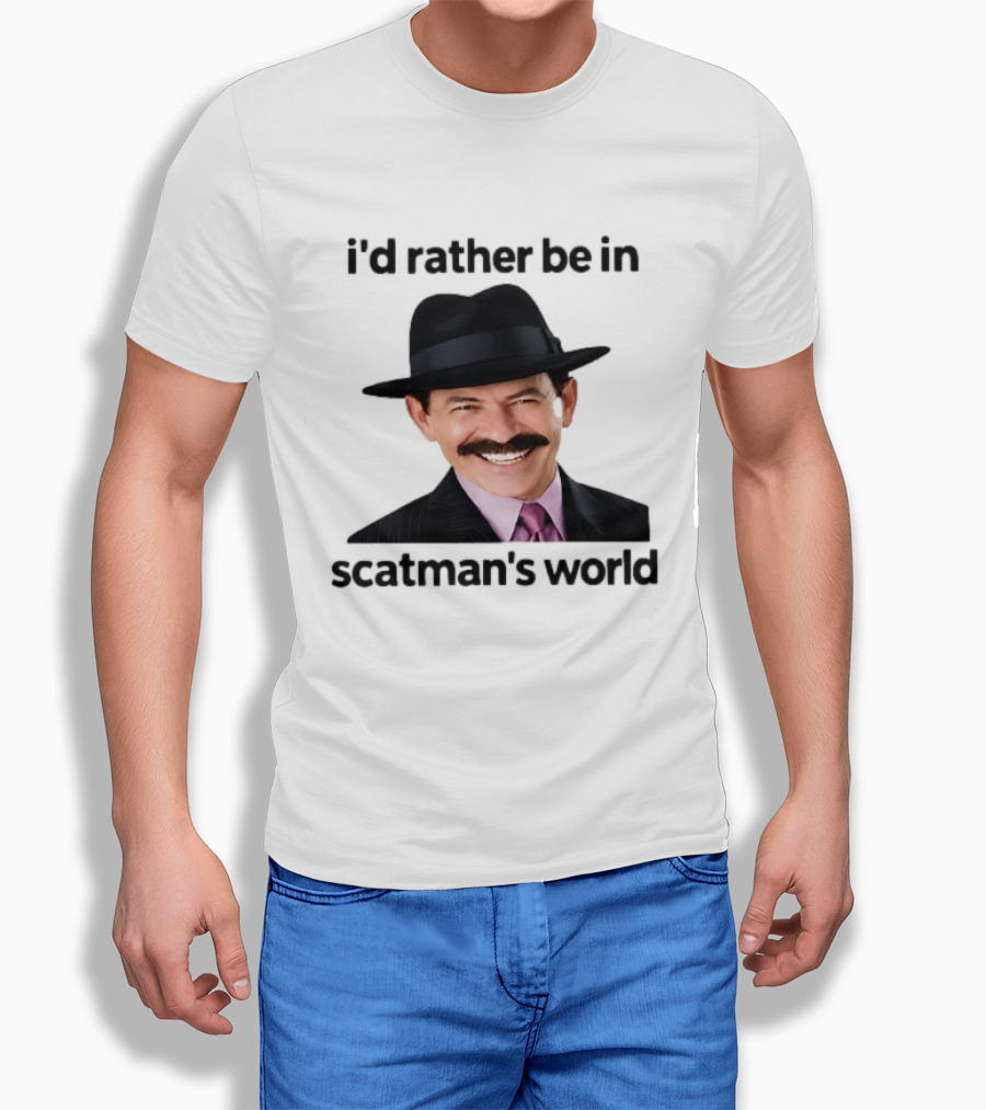 I'd Rather Be In Scatman's World Scatman John T-Shirt