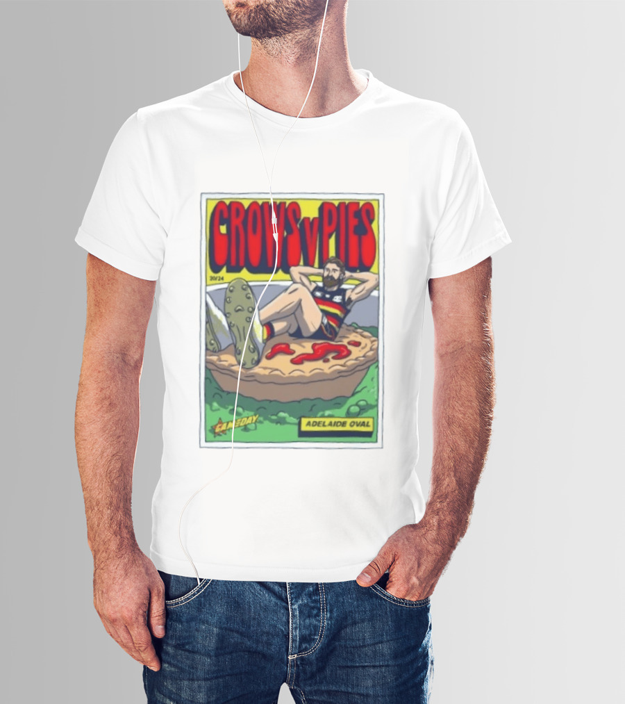 Crows V Pies Adelaide Oval Gameday 20/24 T-Shirt
