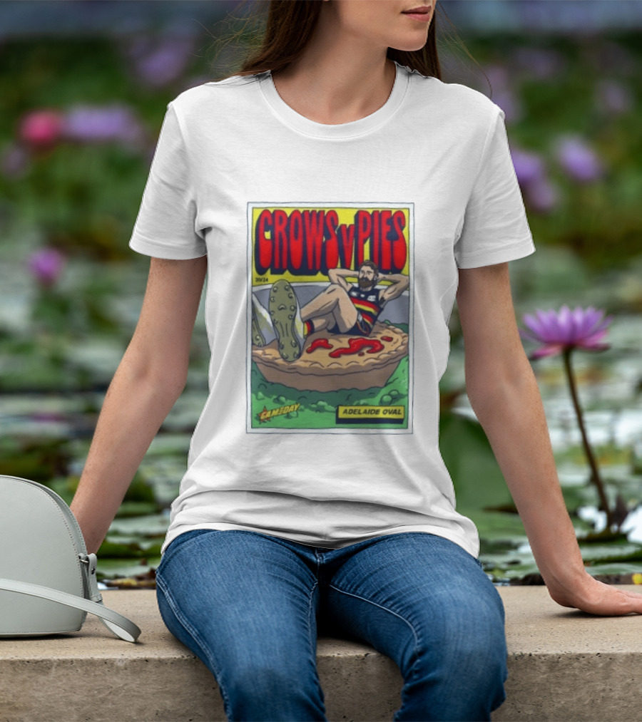 Crows V Pies Adelaide Oval Gameday 20/24 T-Shirt