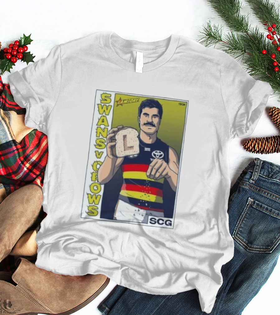 Swans Vs Crows Gameday SCG Salt Bae L Toast AFL Cartoon T-Shirt