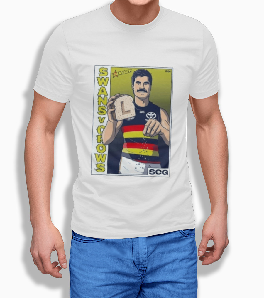 Swans Vs Crows Gameday SCG Salt Bae L Toast AFL Cartoon T-Shirt