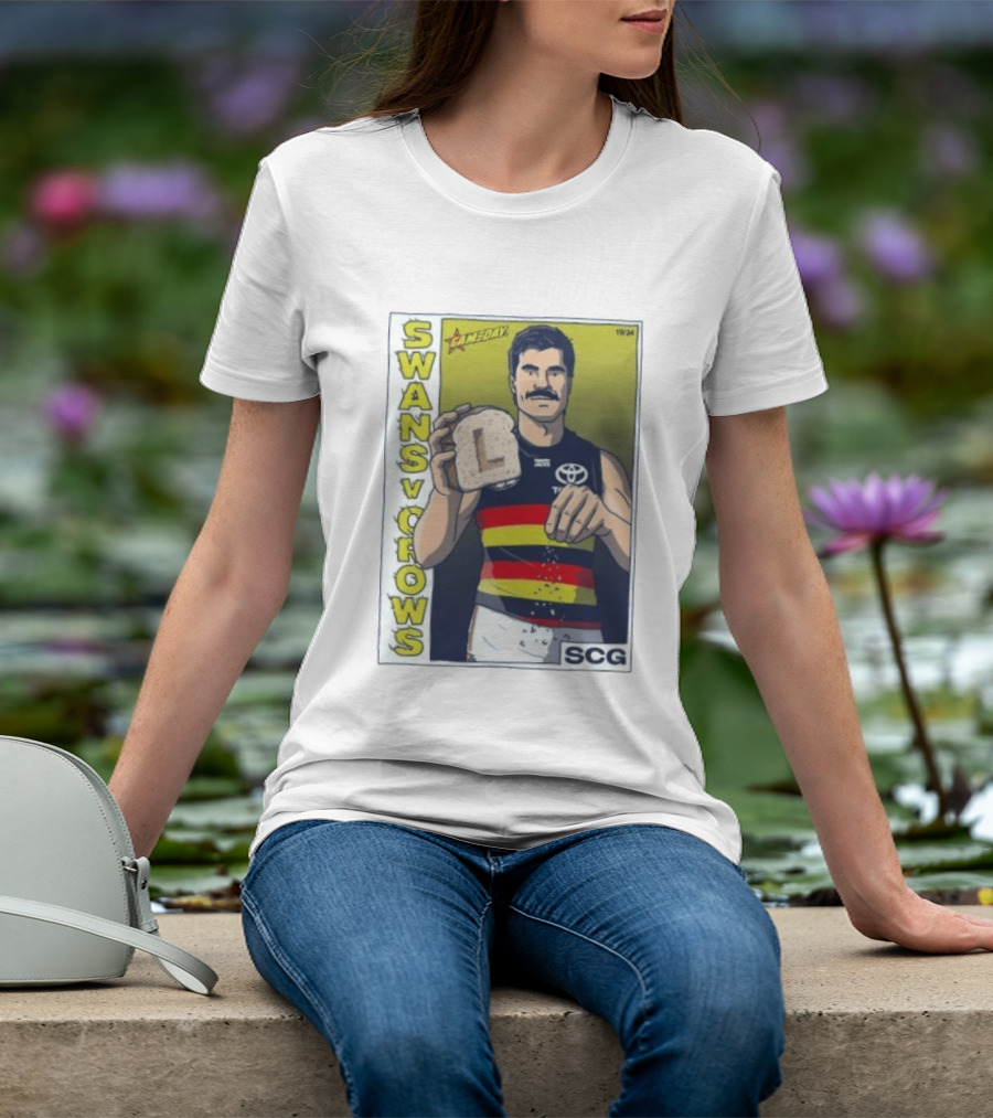 Swans Vs Crows Gameday SCG Salt Bae L Toast AFL Cartoon T-Shirt