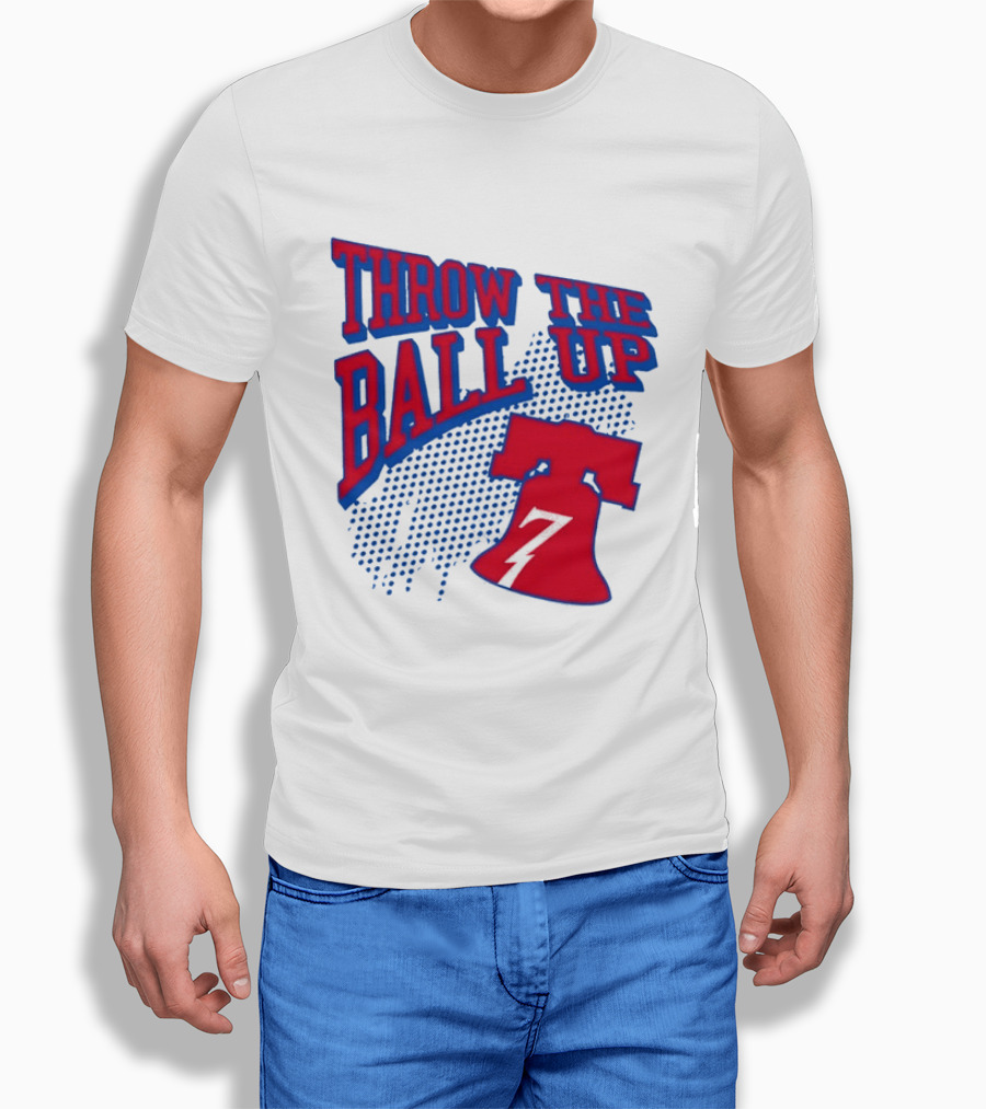 NBA Philadelphia 76ers Throw The Ball Up Liberty Bell T-Shirt