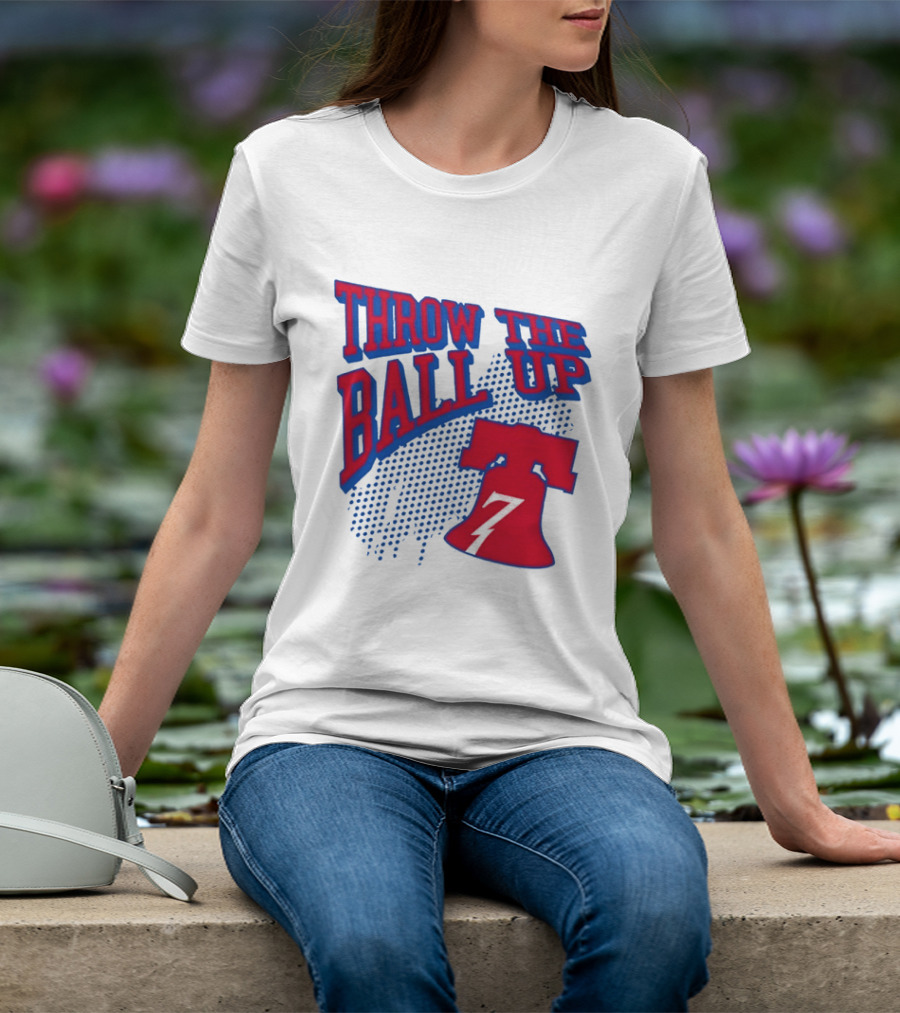 NBA Philadelphia 76ers Throw The Ball Up Liberty Bell T-Shirt