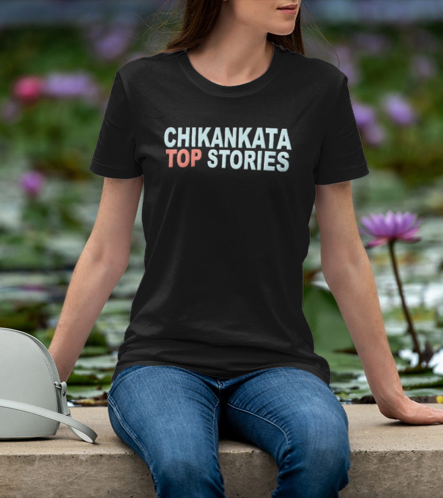 Chikankata Top Stories Two Color Vertical T-Shirt