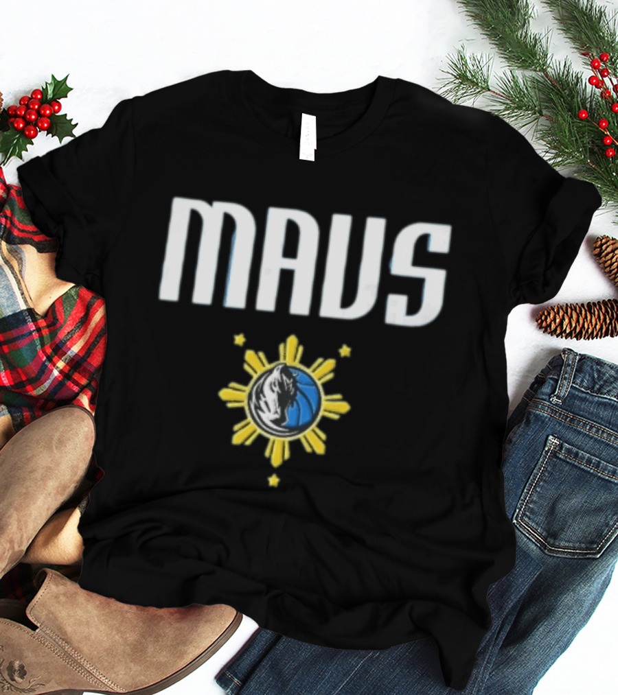 Mavs Horse Head Basketball Philippine Sun Stars Dallas Mavericks NBA T-Shirt
