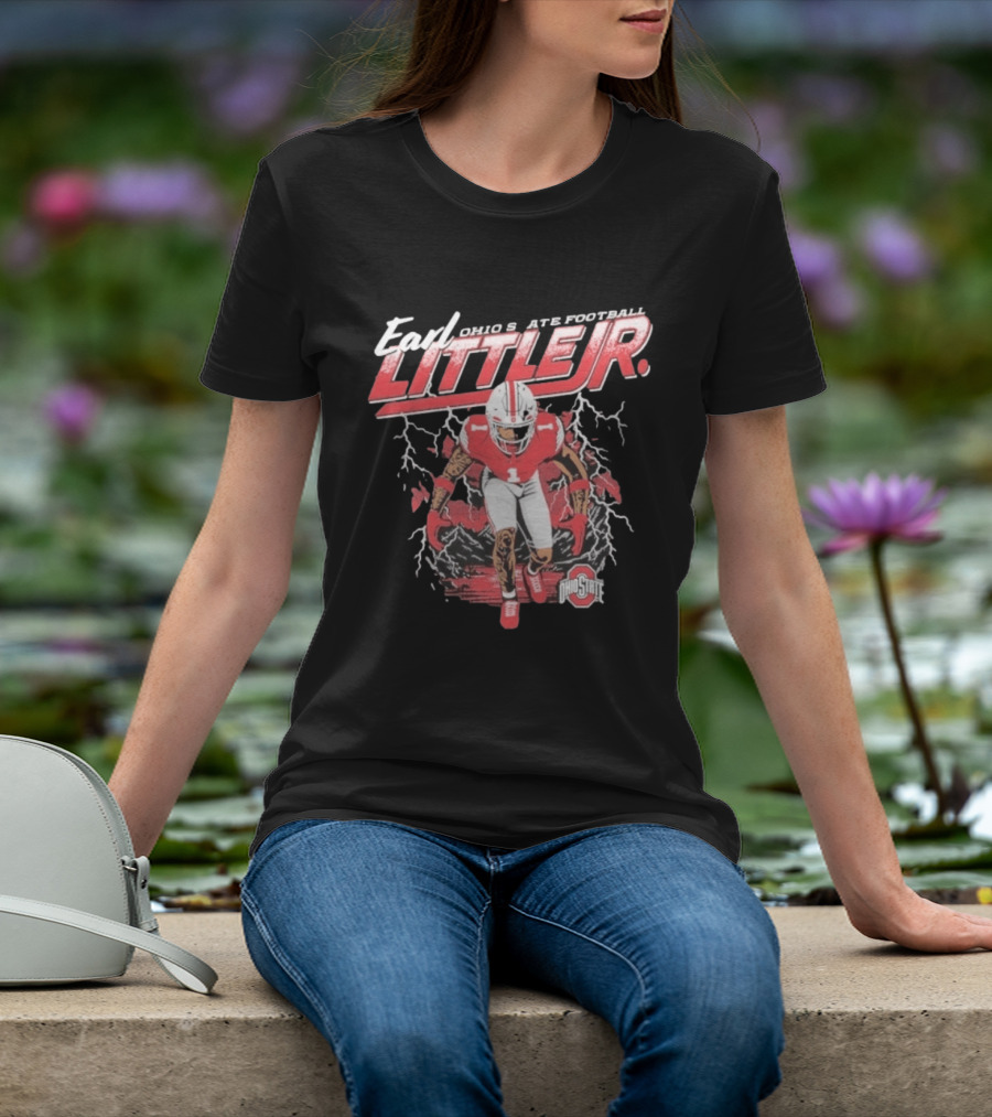 Earl Little Jr Ohio State Football Buckeyes Graffiti T-Shirt
