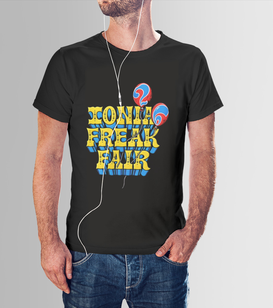 Billy Strings Ionia Freak Fair Music Festival Balloons 2024 T-Shirt