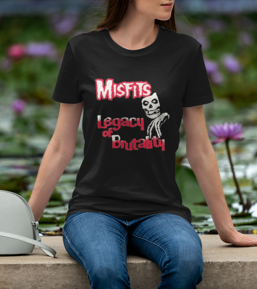 Misfits Legacy Of Brutality Skull Punk Rock T-Shirt