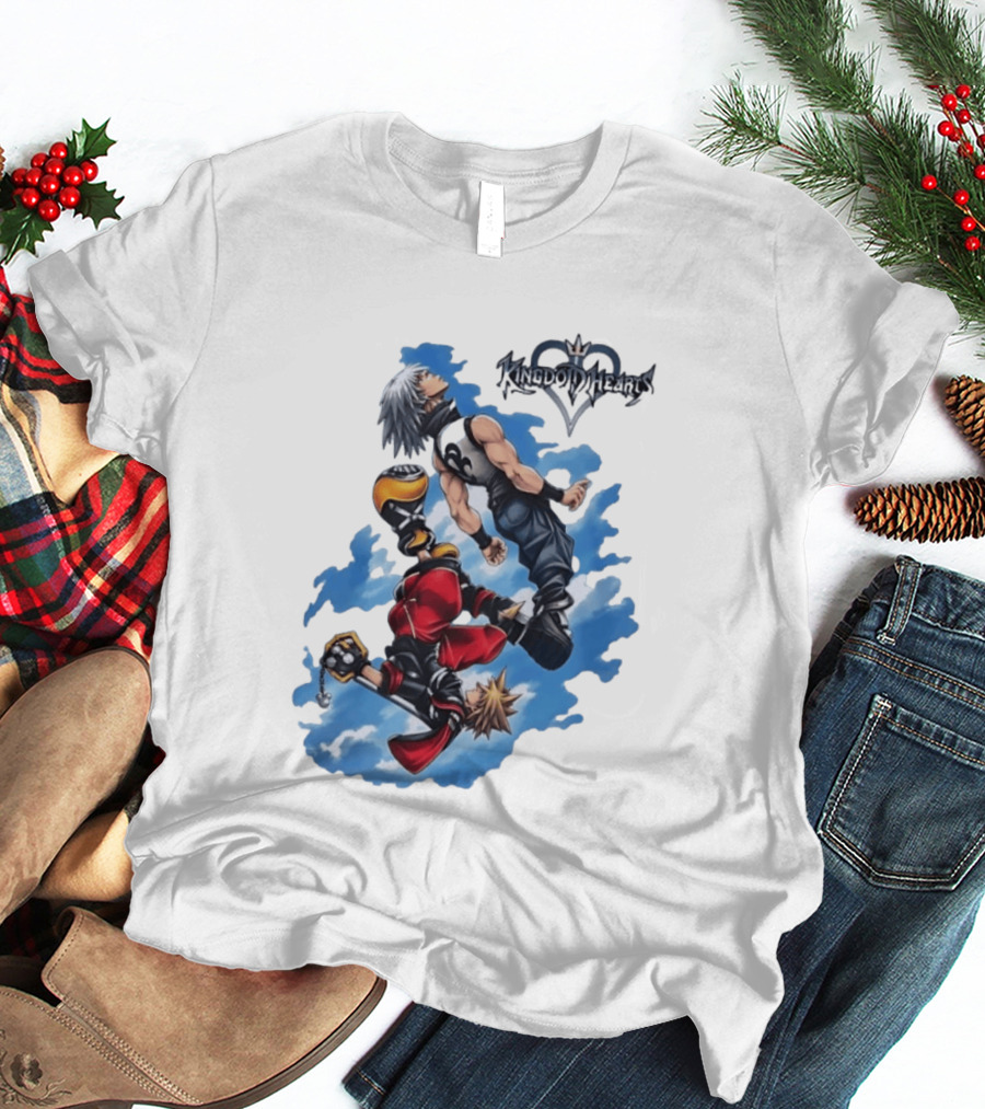 Kingdom Hearts Sora Riku Sky Square Enix T-Shirt