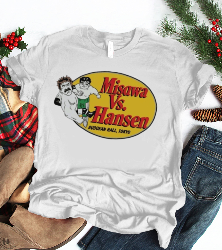 Misawa Vs Hansen Budokan Hall Tokyo T-Shirt