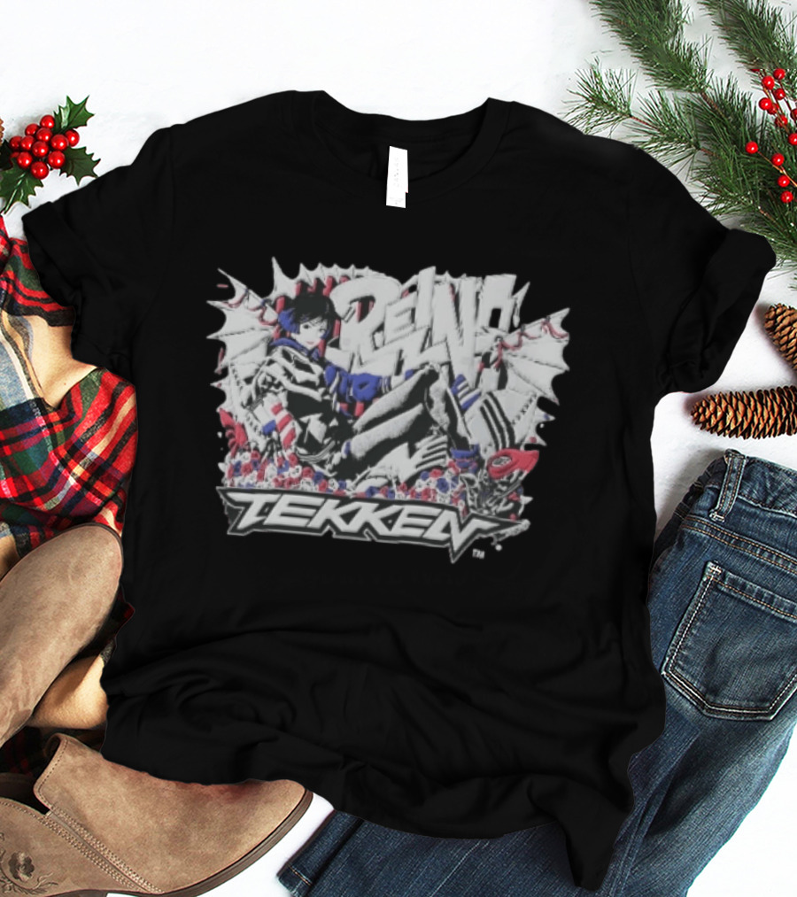 Tekken Reina Anime Style Among Roses T-Shirt