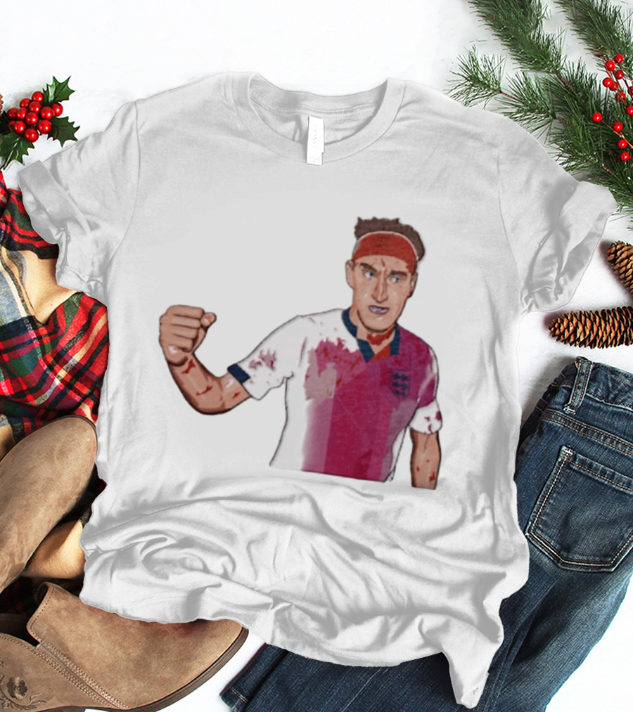 Terry Butcher England Football Iconic Bloodied Headband Moment Football Fans T-Shirt