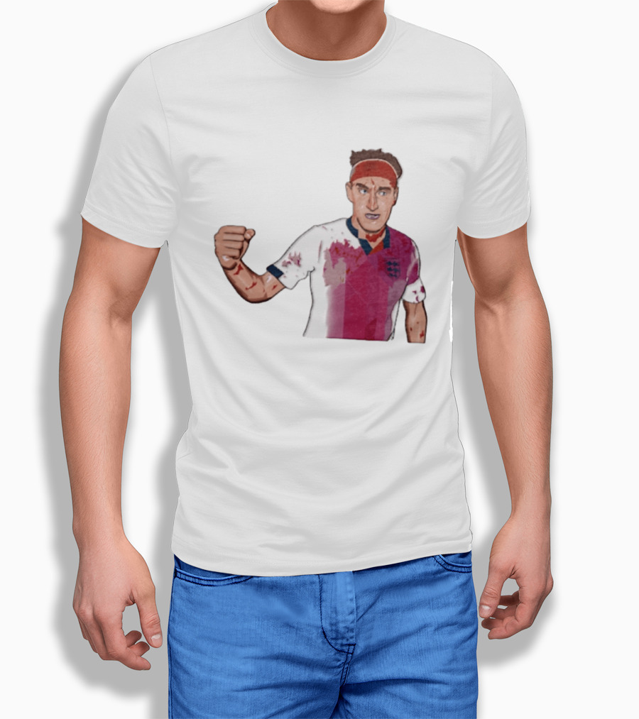 Terry Butcher England Football Iconic Bloodied Headband Moment Football Fans T-Shirt